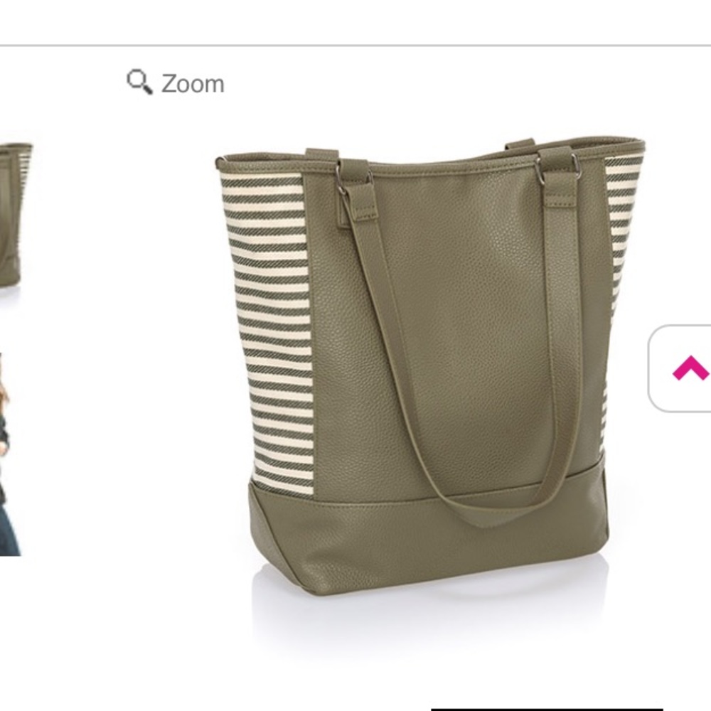 Thirty One color block tote purse